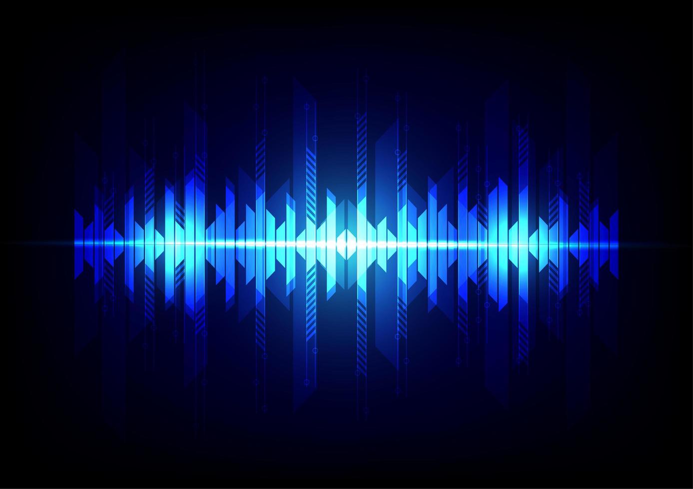 Abstract blue computer firewall technology design vector