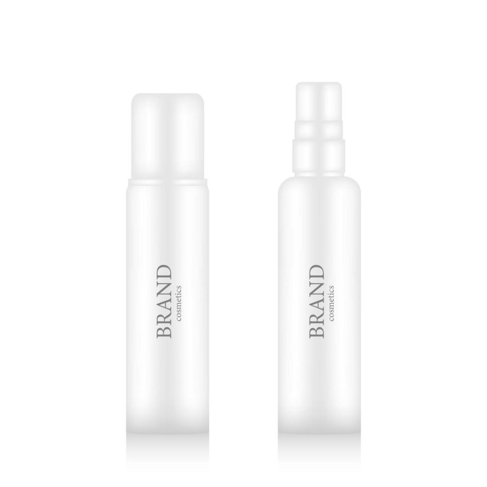 Download Realistic Brand Cosmetic Spray Bottle Mockup 1104786 Vector Art At Vecteezy