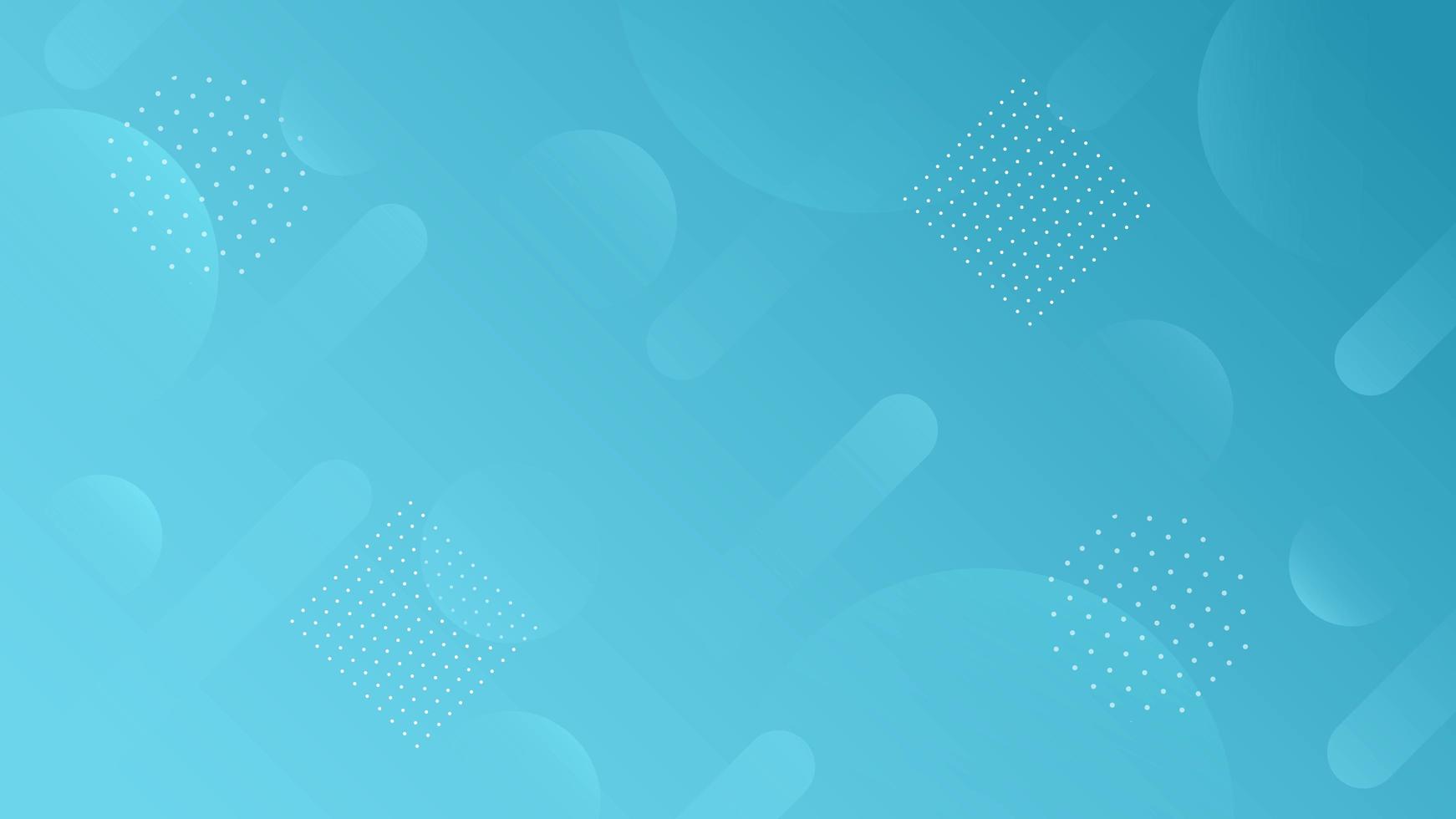 Abstract blue modern dynamic geometric background vector