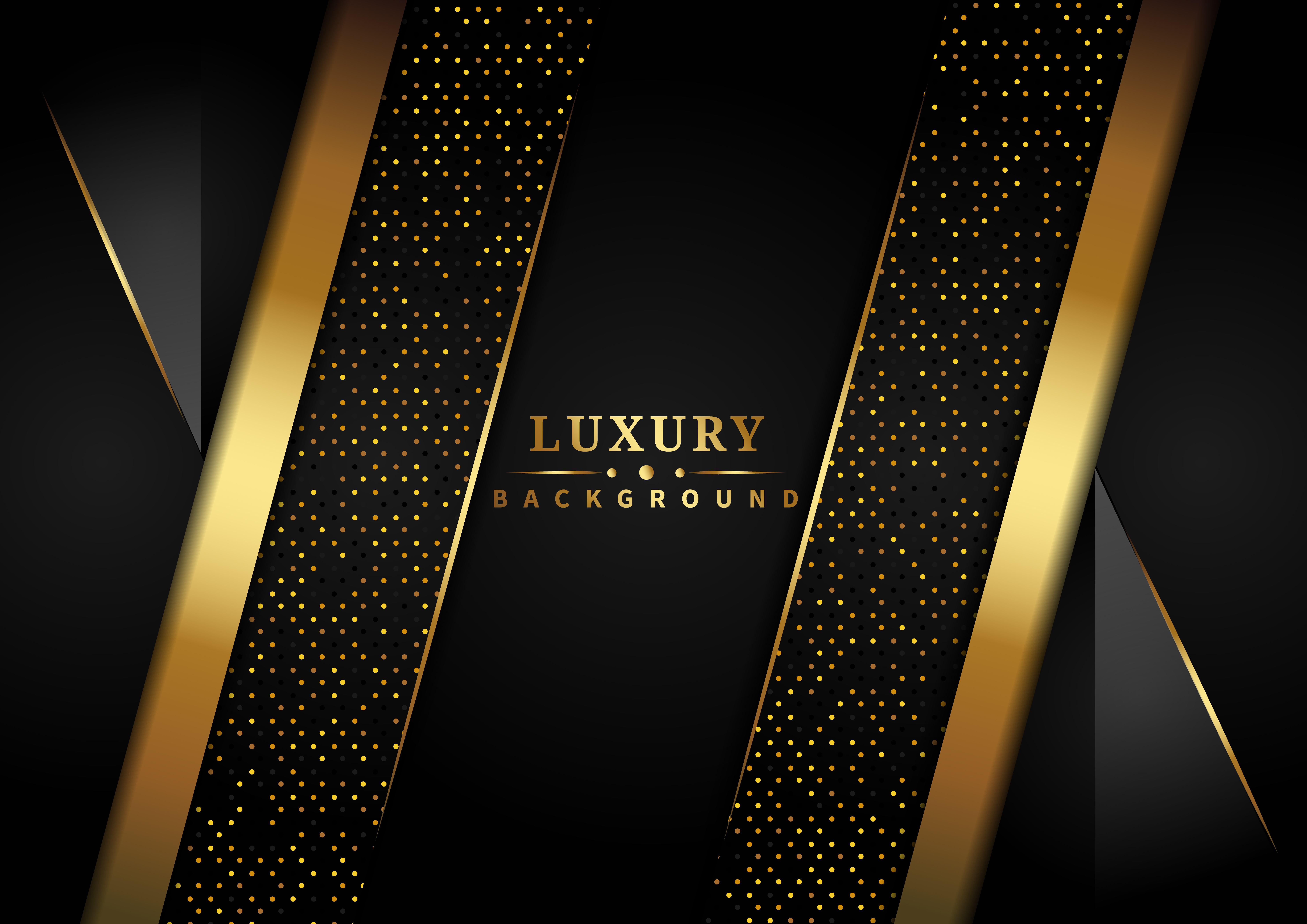 Abstract Gold and Black Overlapping Layers Luxury Background 1105481