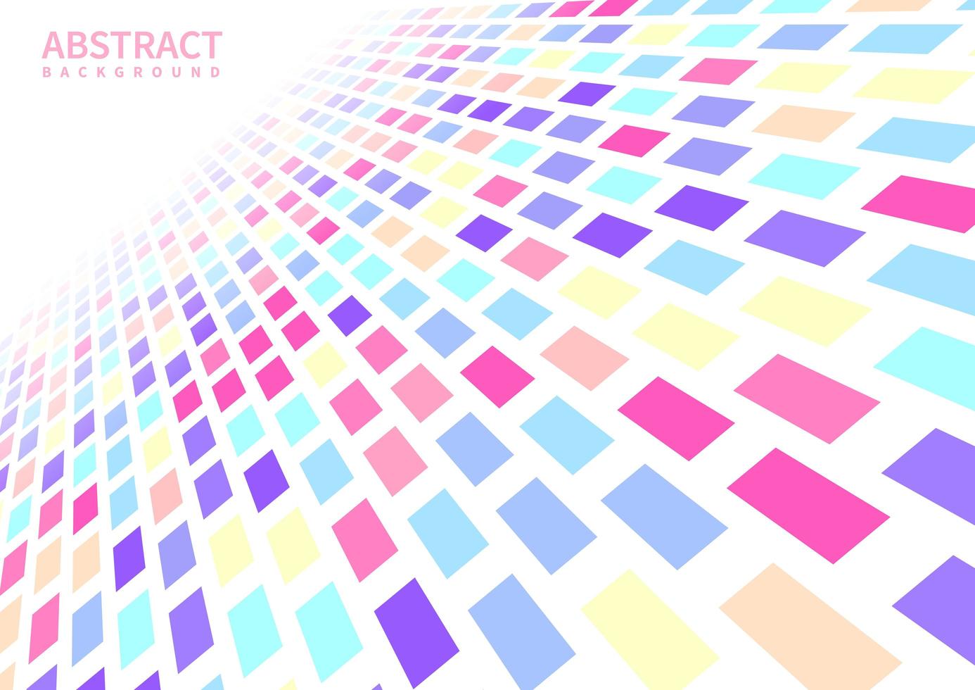 Abstract Geometric Pastel Faded Perspective Shapes vector