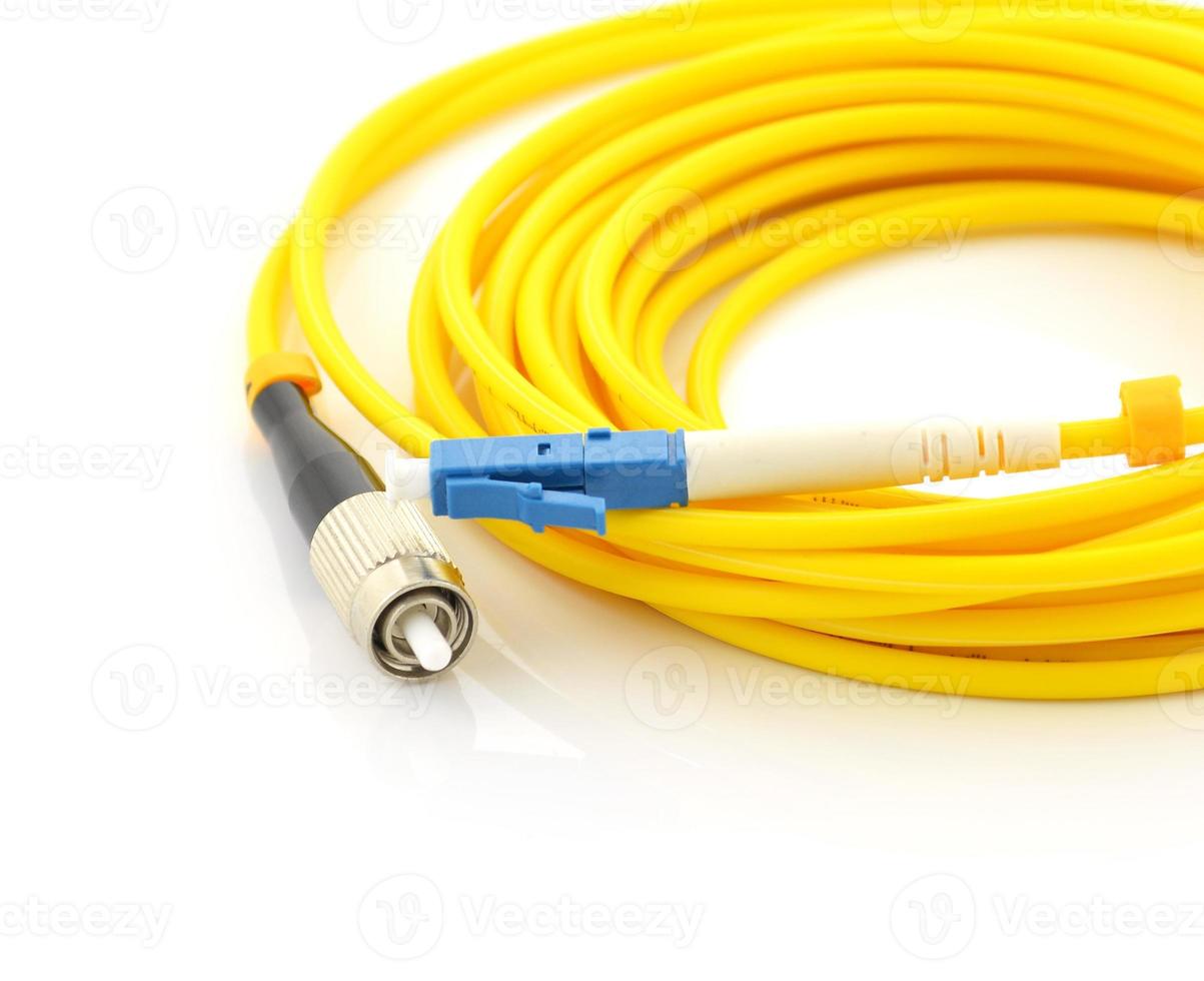 Mode optical patch cord LC pair black with blue connectors. 1105735