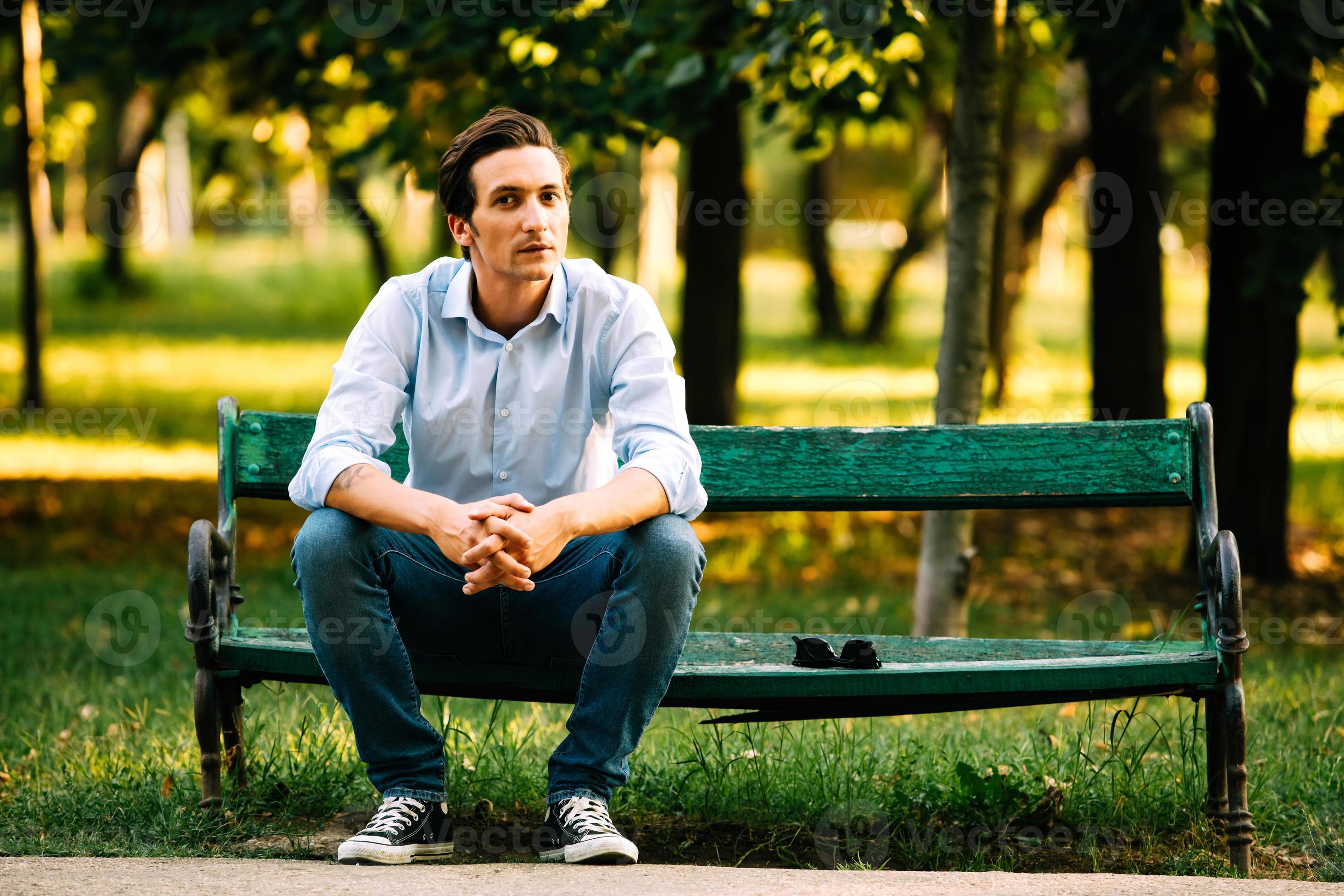 Handsome Adult Man Sitting On Bench 1106094 Stock Photo At Vecteezy average-earnings-in-canada-canadian-regions-large-provinces-and-large