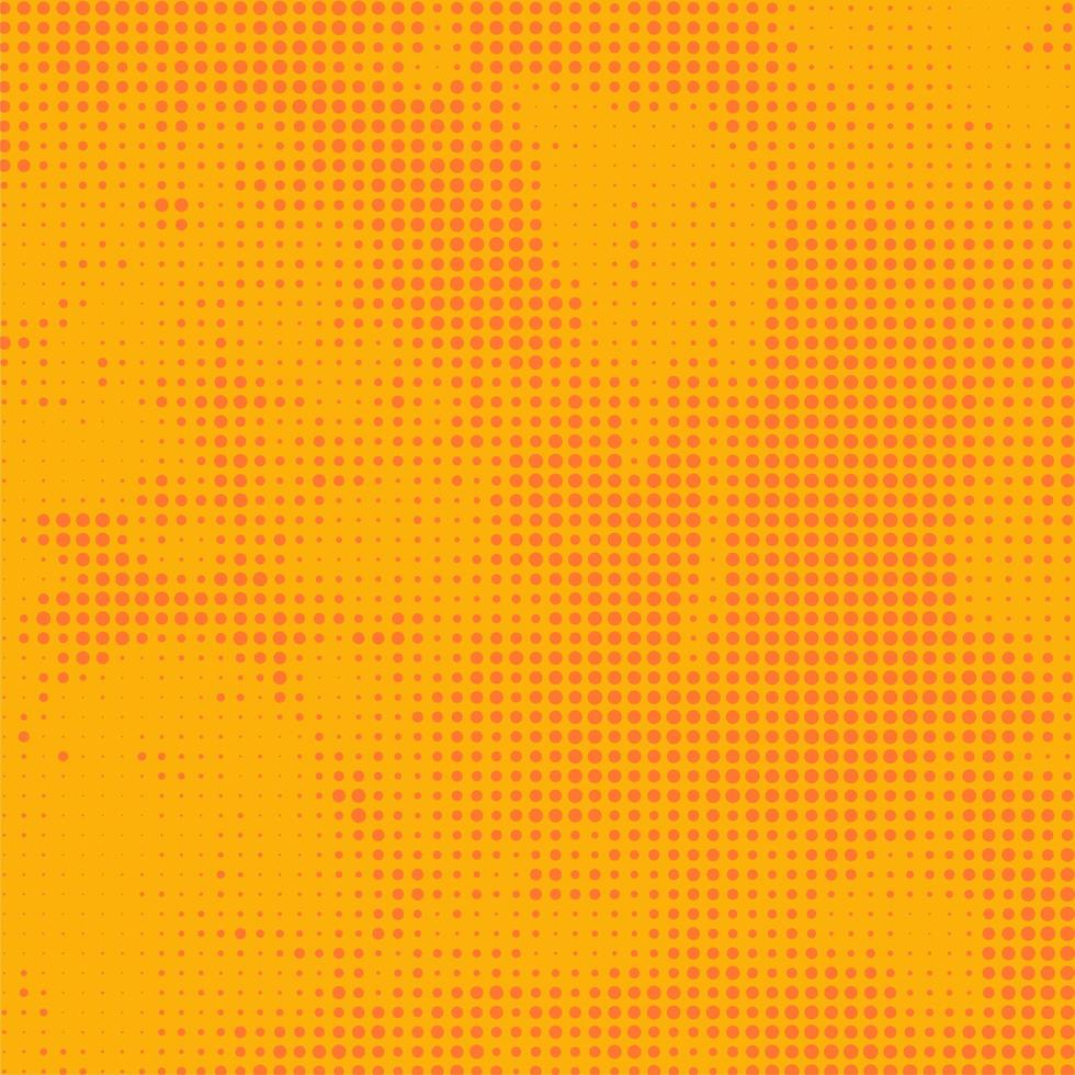 Abstract halftone yellow background vector
