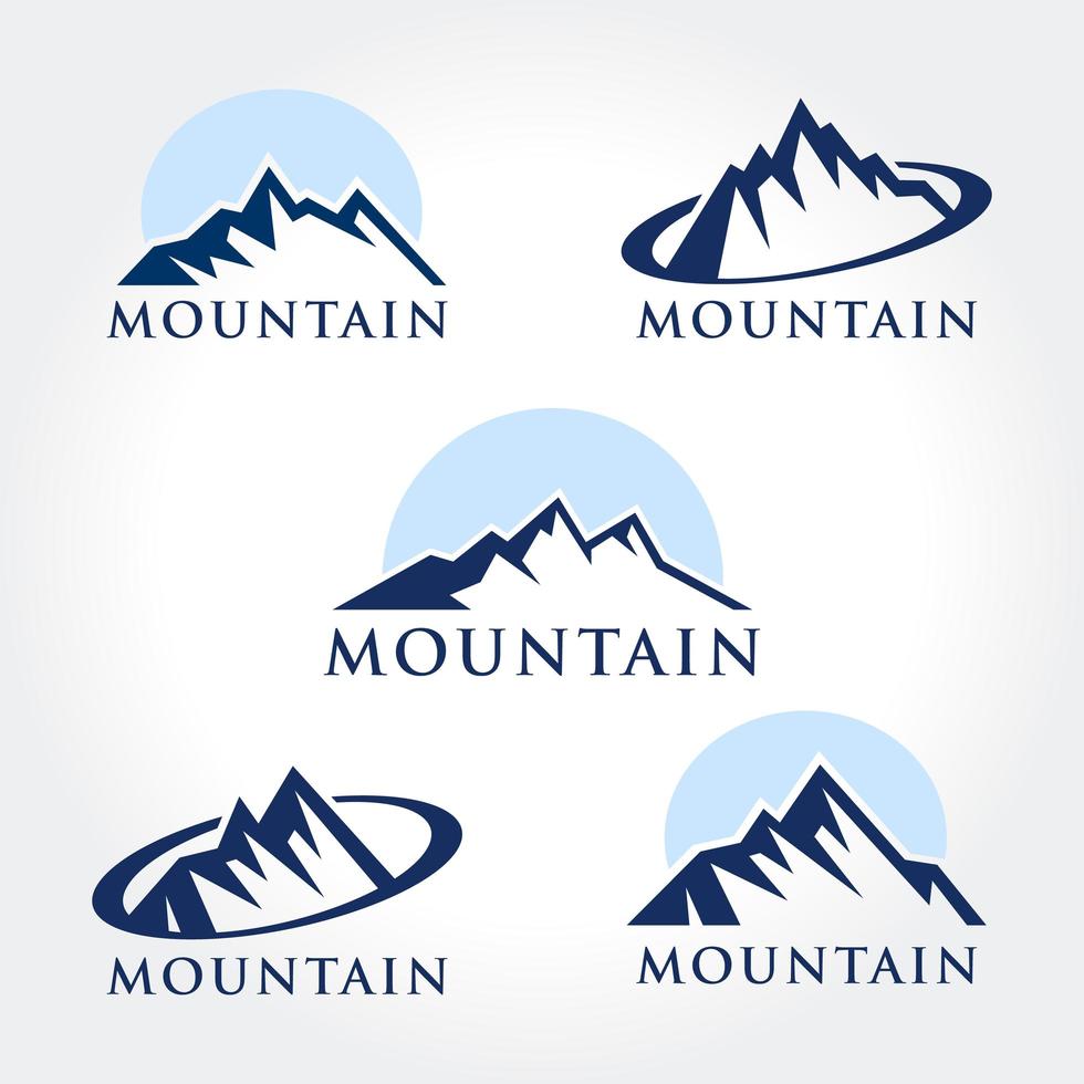 Mountain Symbol Collection vector