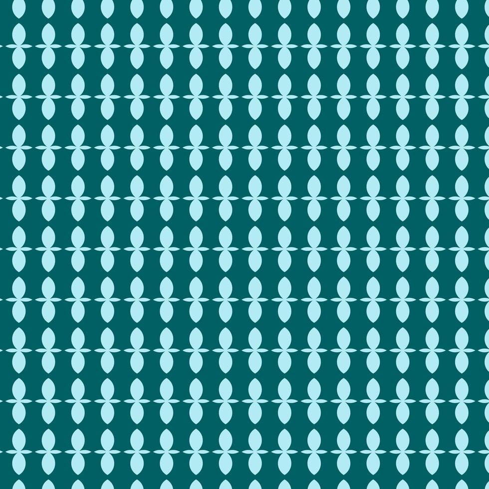 Decorative Cyan Pattern Design Template vector