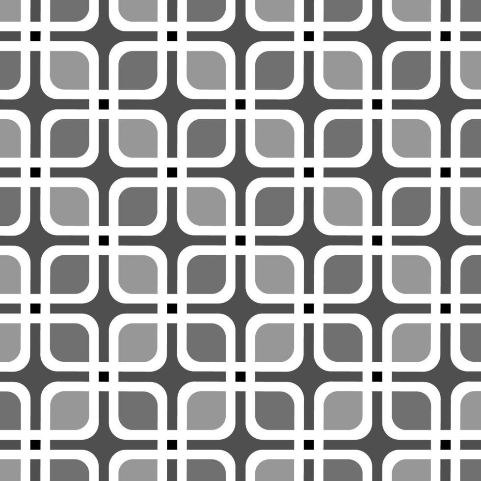 Seamless Square Cubic Box Retro Pattern Background  vector