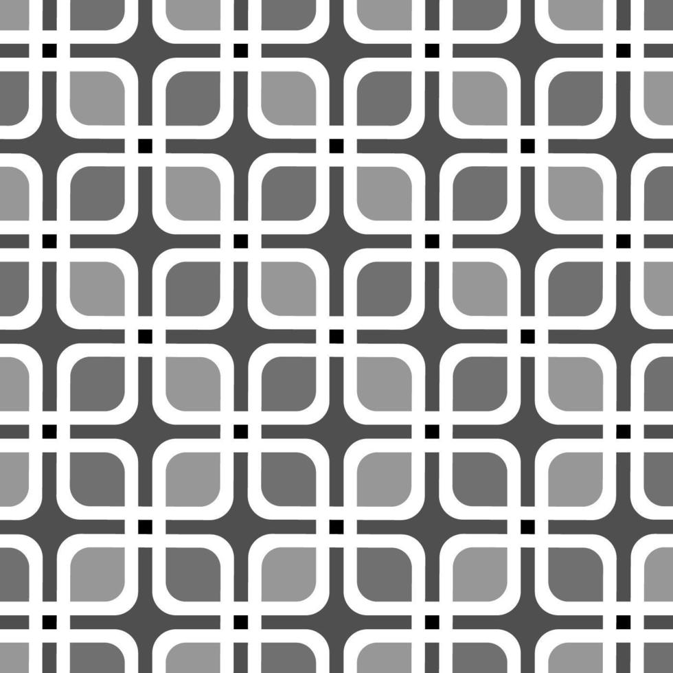 Seamless Square Cubic Box Retro Pattern Background  vector