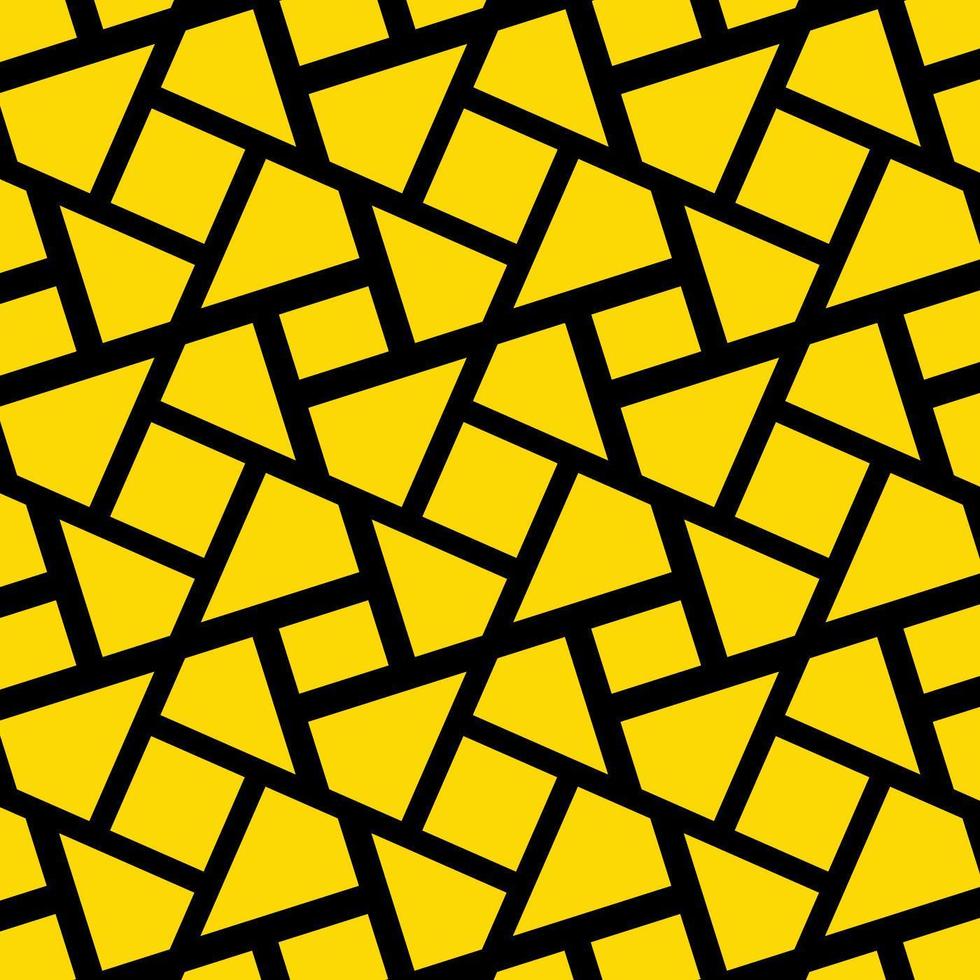 Yellow Abstract Shapes Design Background vector