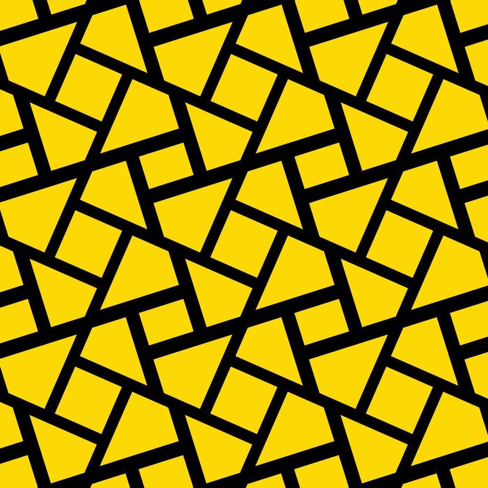 Yellow Abstract Shapes Design Background vector