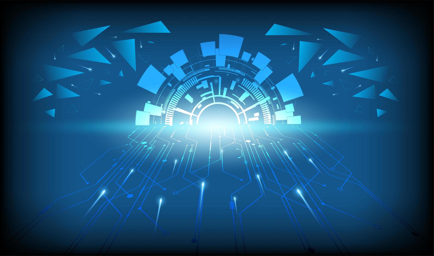 Abstract technology background  vector