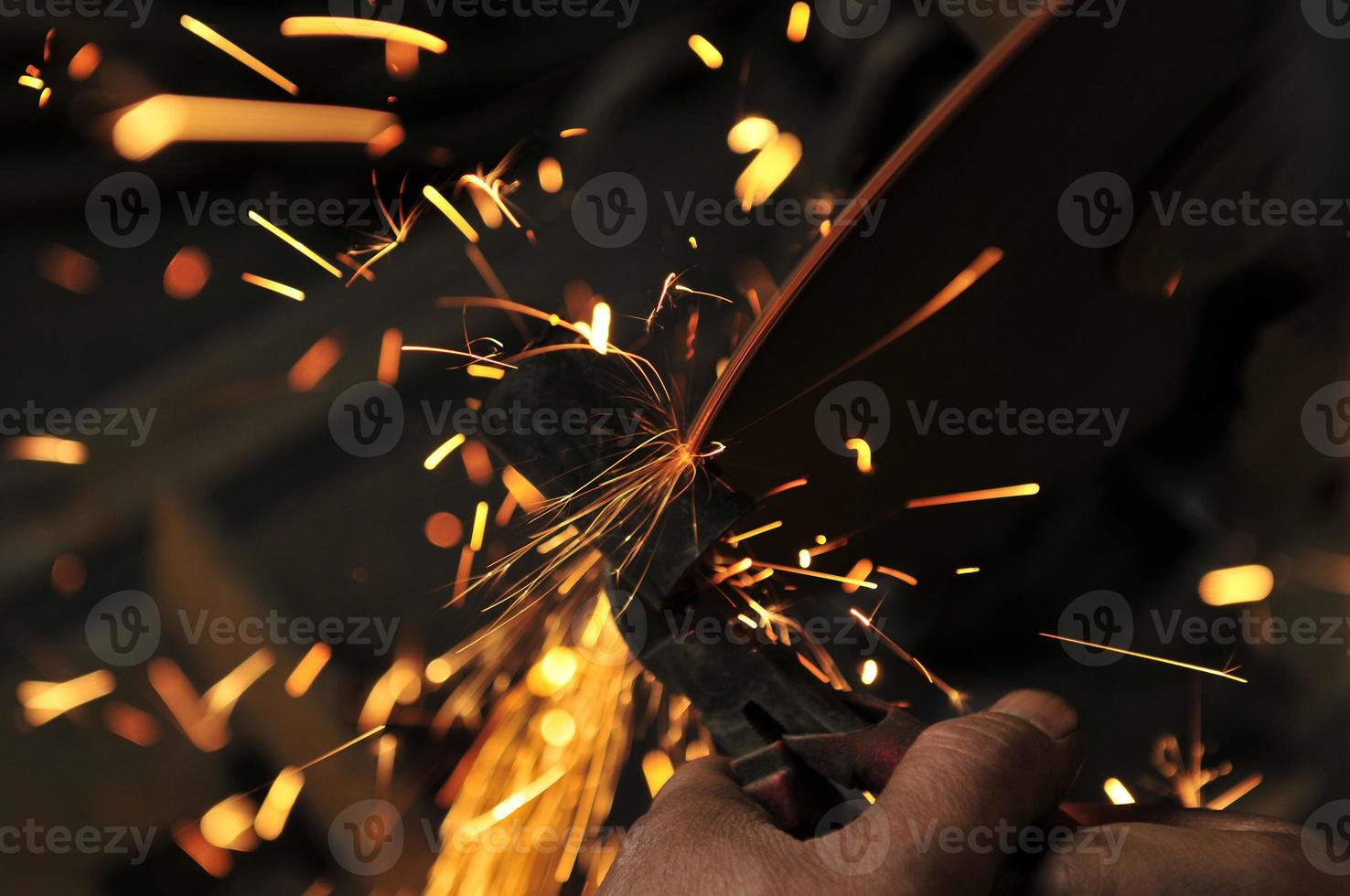 Sparks smelting industry photo