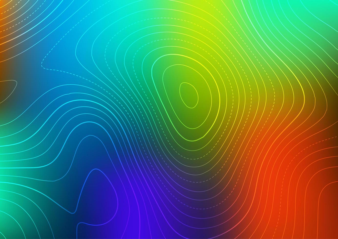 Abstract background with a contour map design vector