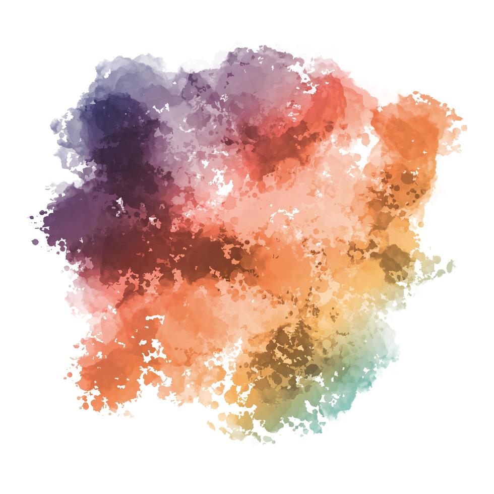 Colorful pastel watercolor texture background vector