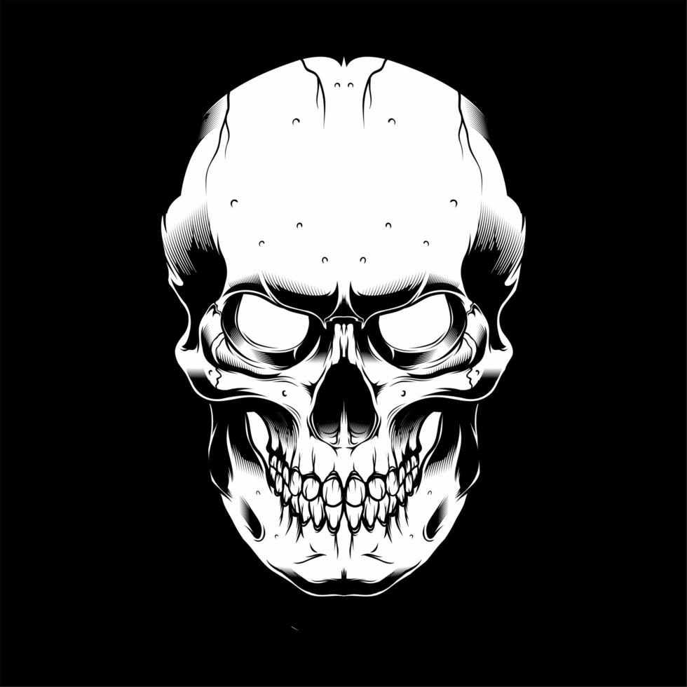 Black and White Skull Download Free Vectors, Clipart