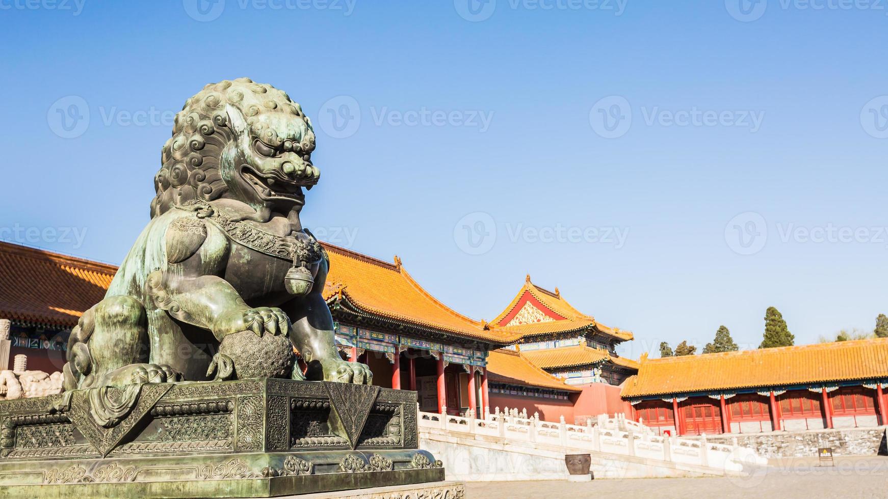 The forbidden city, world historic heritage, Beijing China. photo