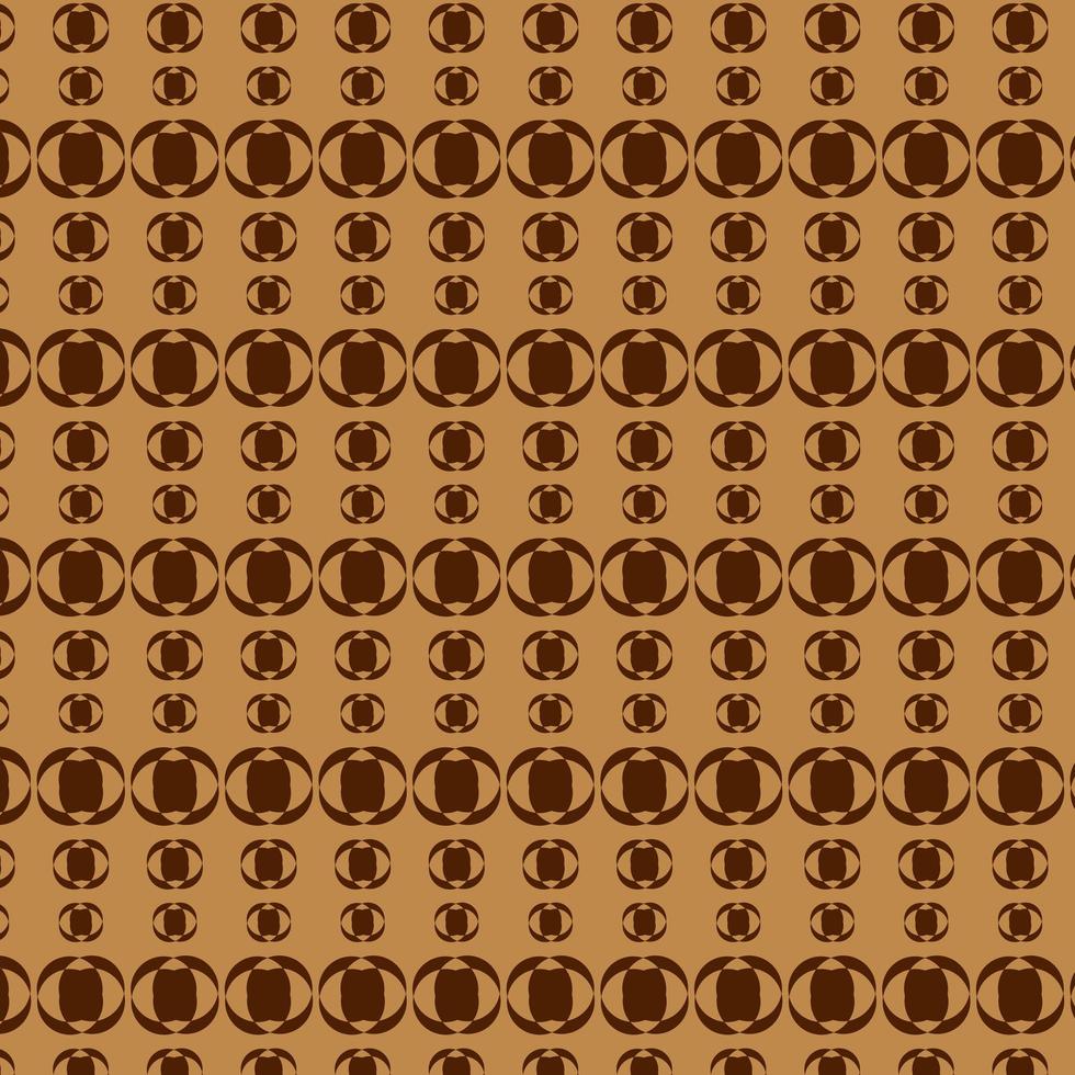 Brown and Dark Brown Circle Shape Pattern vector