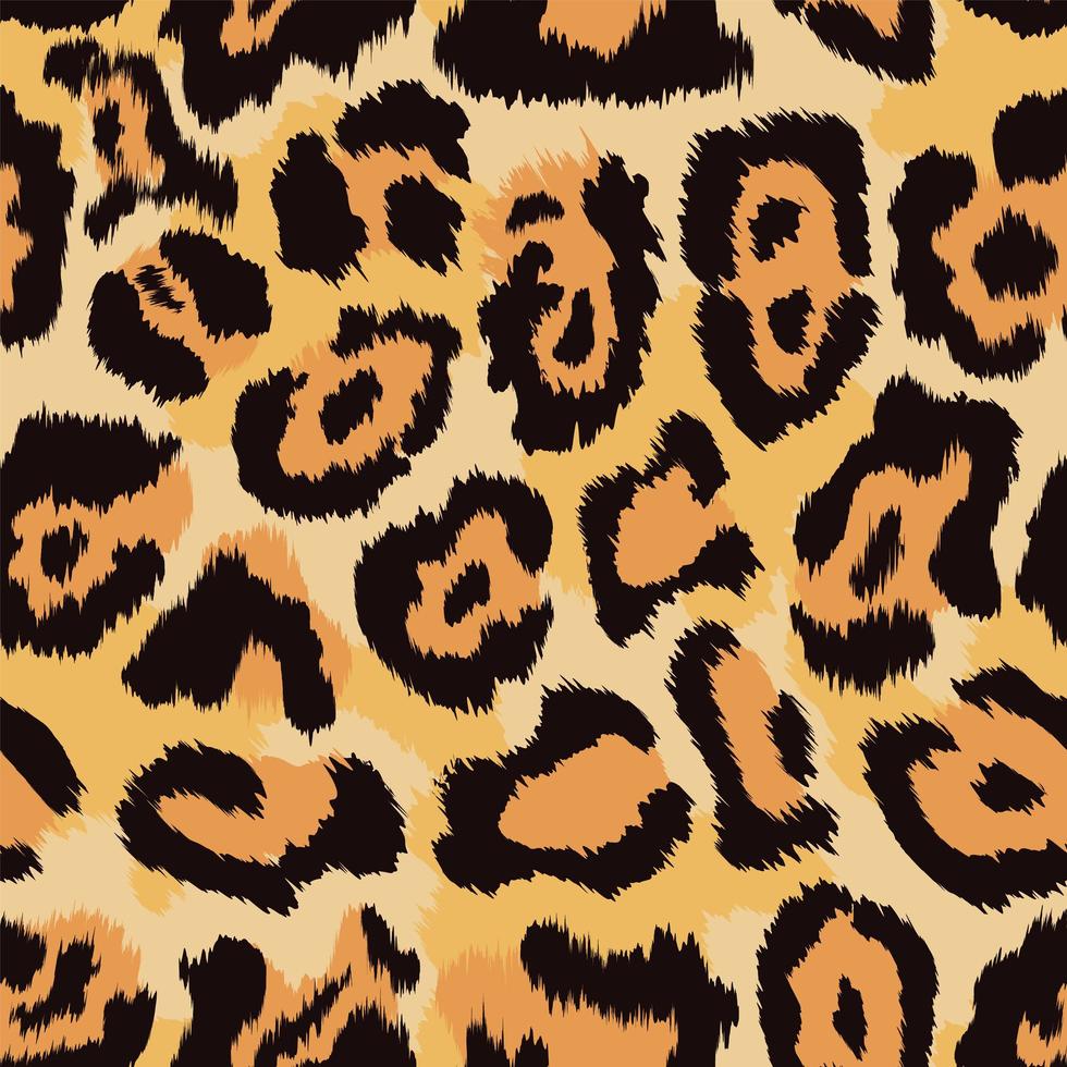 Leopard skin pattern vector