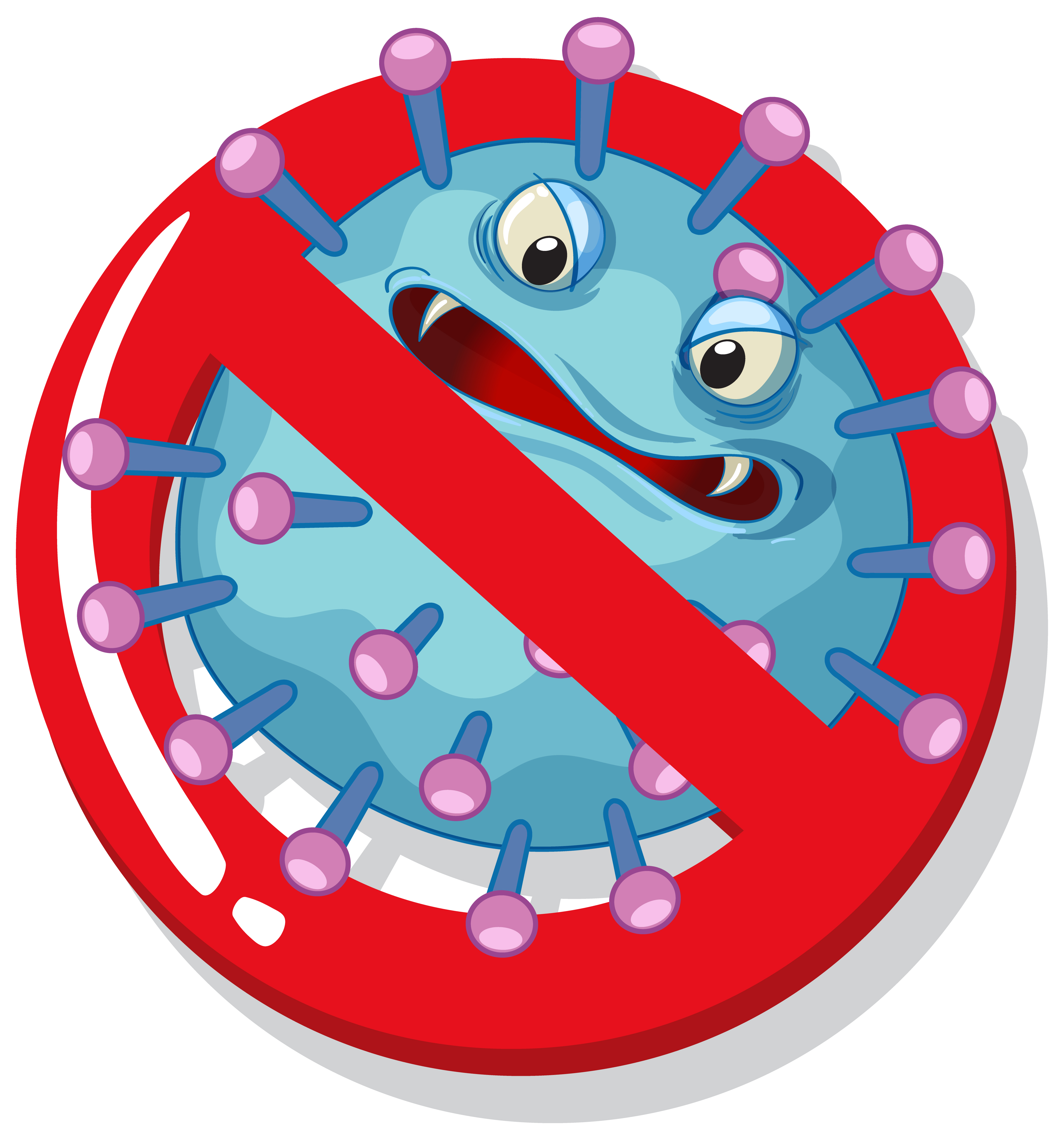 Download Single virus cell with scary face 1142222 - Download Free Vectors, Clipart Graphics & Vector Art