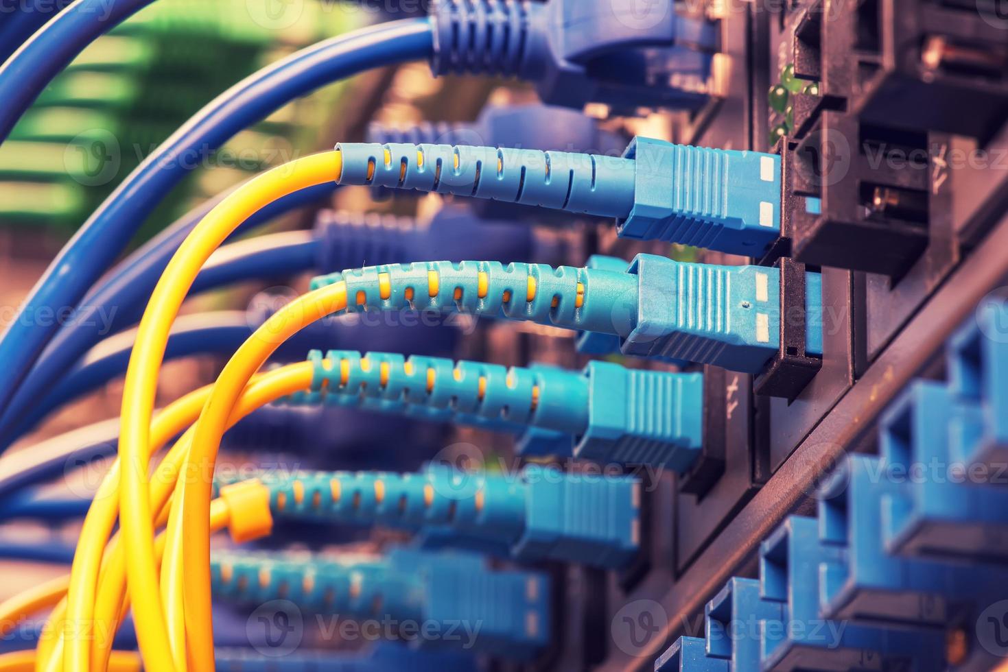 Fiber Optic cables and UTP Network cables 1142912 Stock Photo at Vecteezy