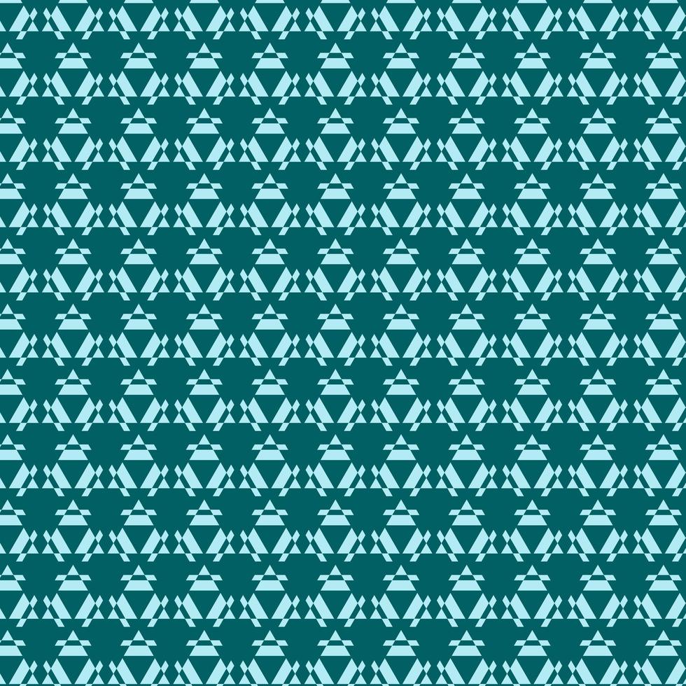 Teal Geometric Triangle Background vector