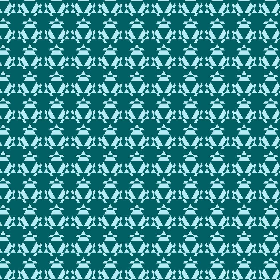 Teal Geometric Triangle Background vector