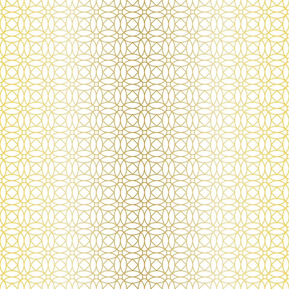 Seamless gold geometric pattern vector