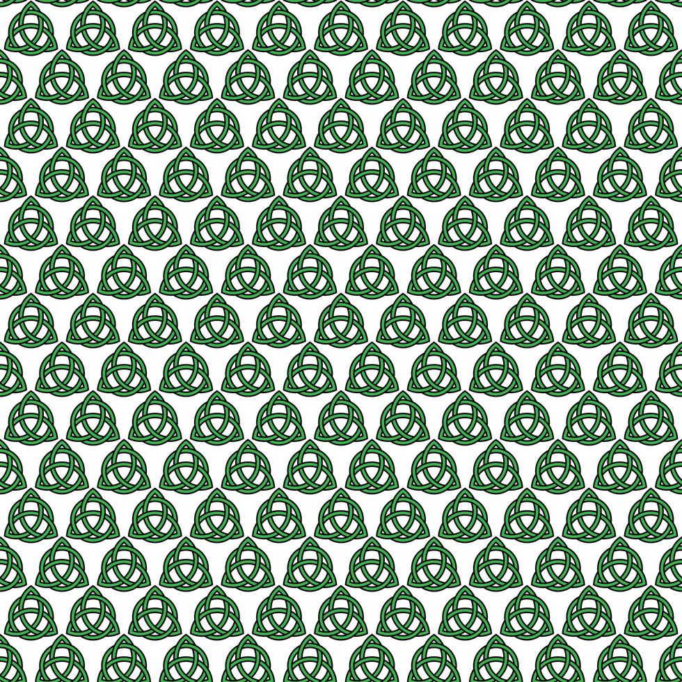 Seamless celtic knot pattern on white vector