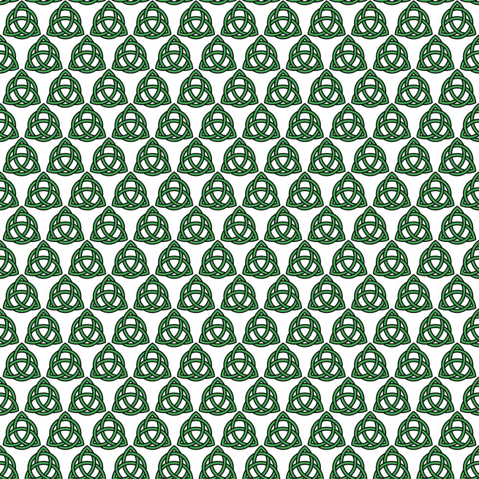 Seamless celtic knot pattern on white vector