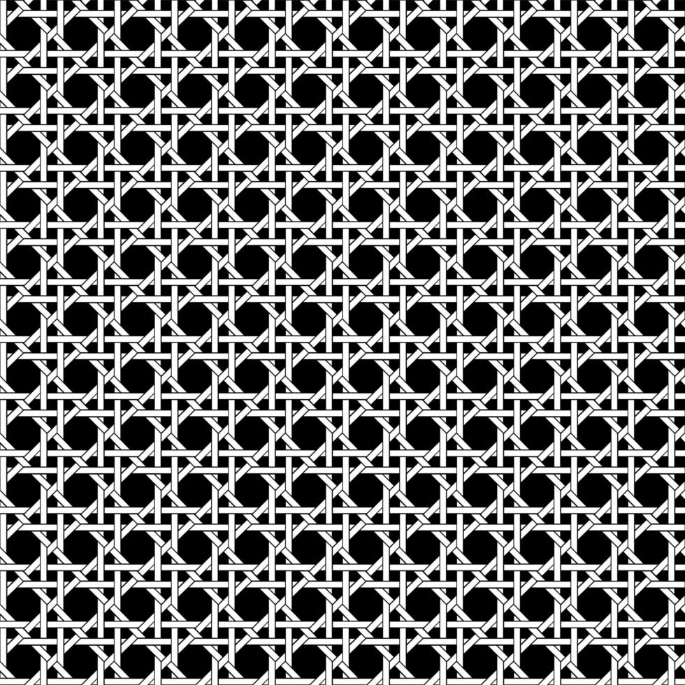 Seamless black and white lattice weave pattern 1156238 Vector Art at