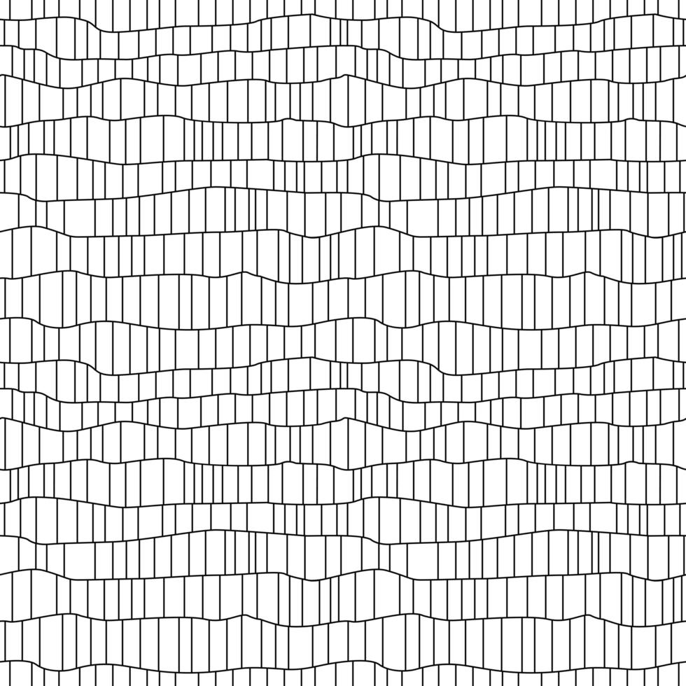 Abstract black grid line seamless pattern vector