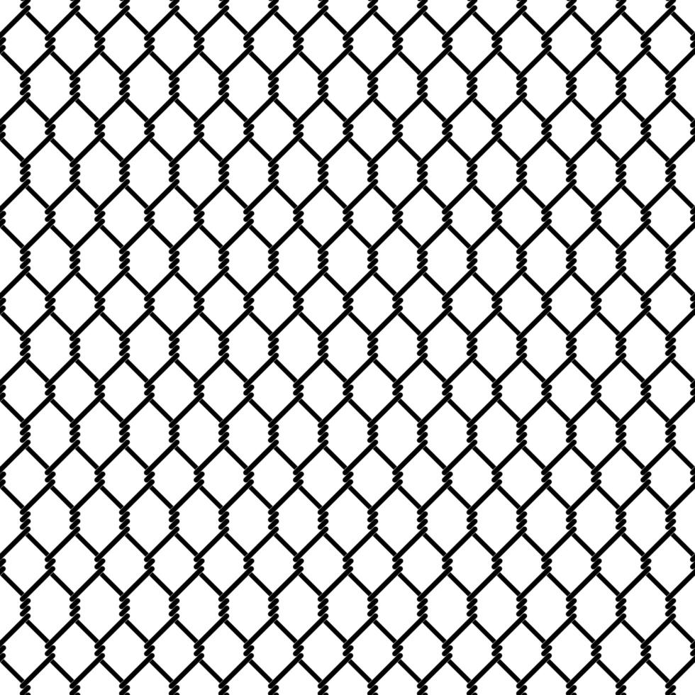 Black chain link seamless pattern vector