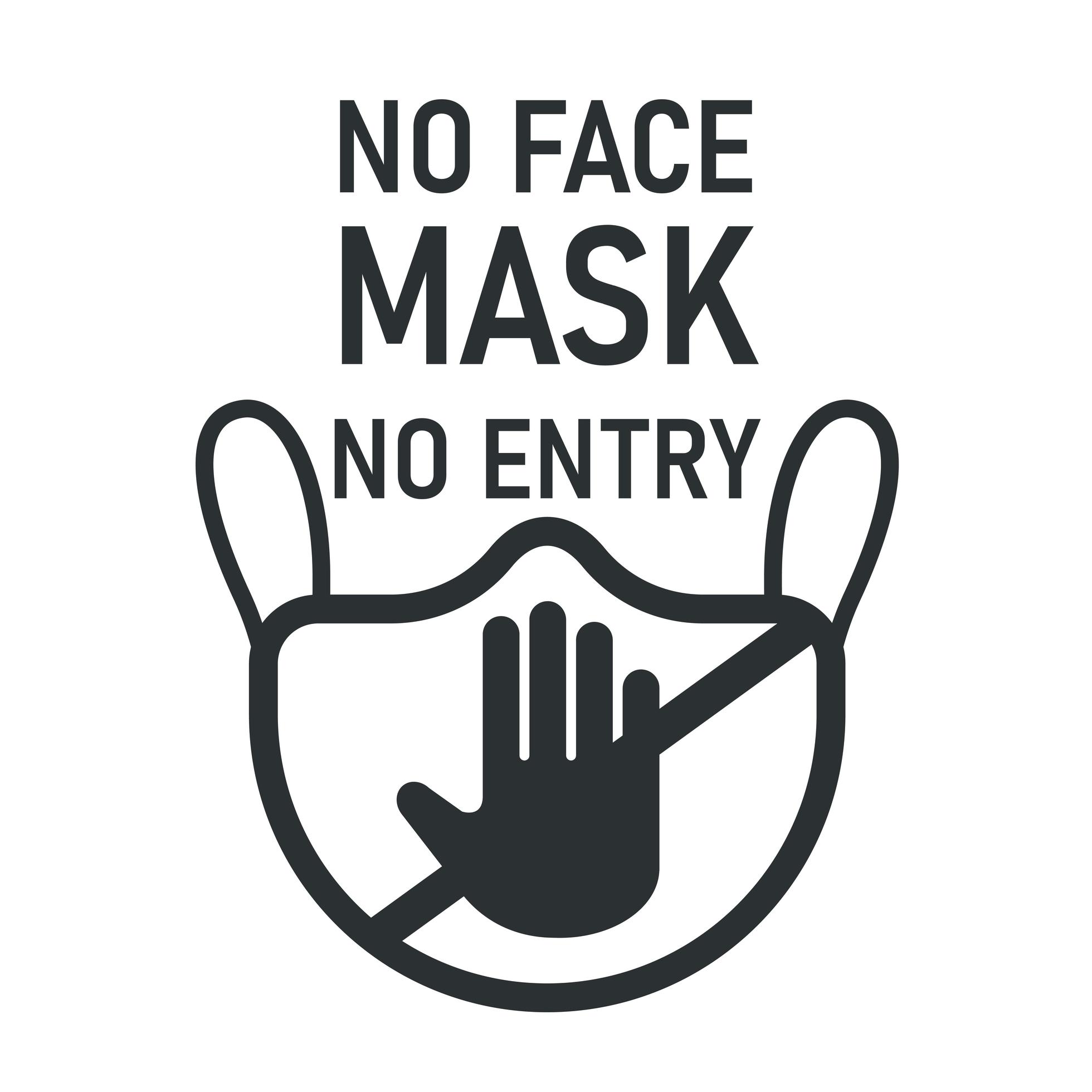 No Face Mask No Entry Warning 1166043 Vector Art At Vecteezy No Face Mask No Entry Warning 1166043 Vector Art At Vecteezy