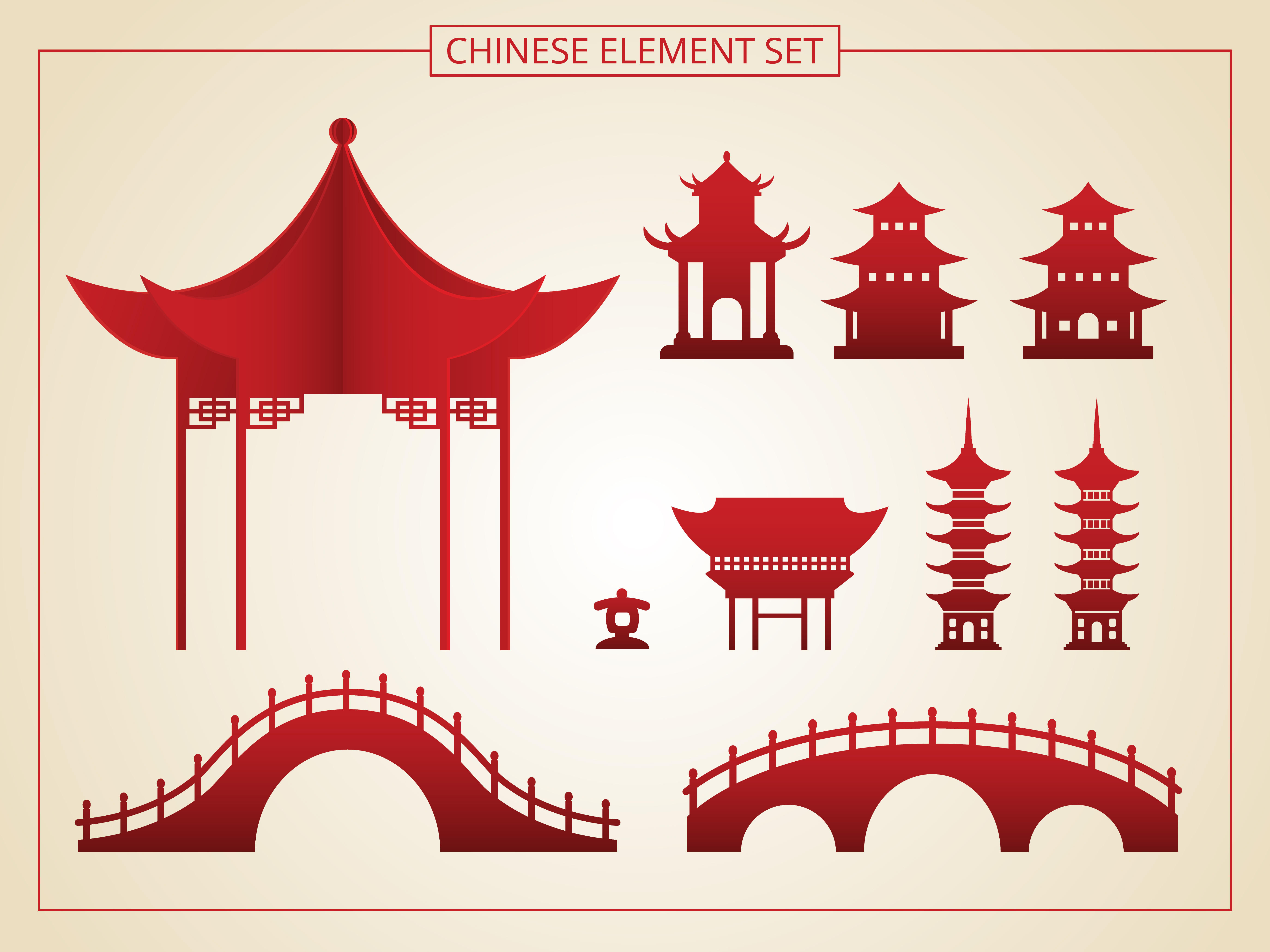 chinese architecture presentation template