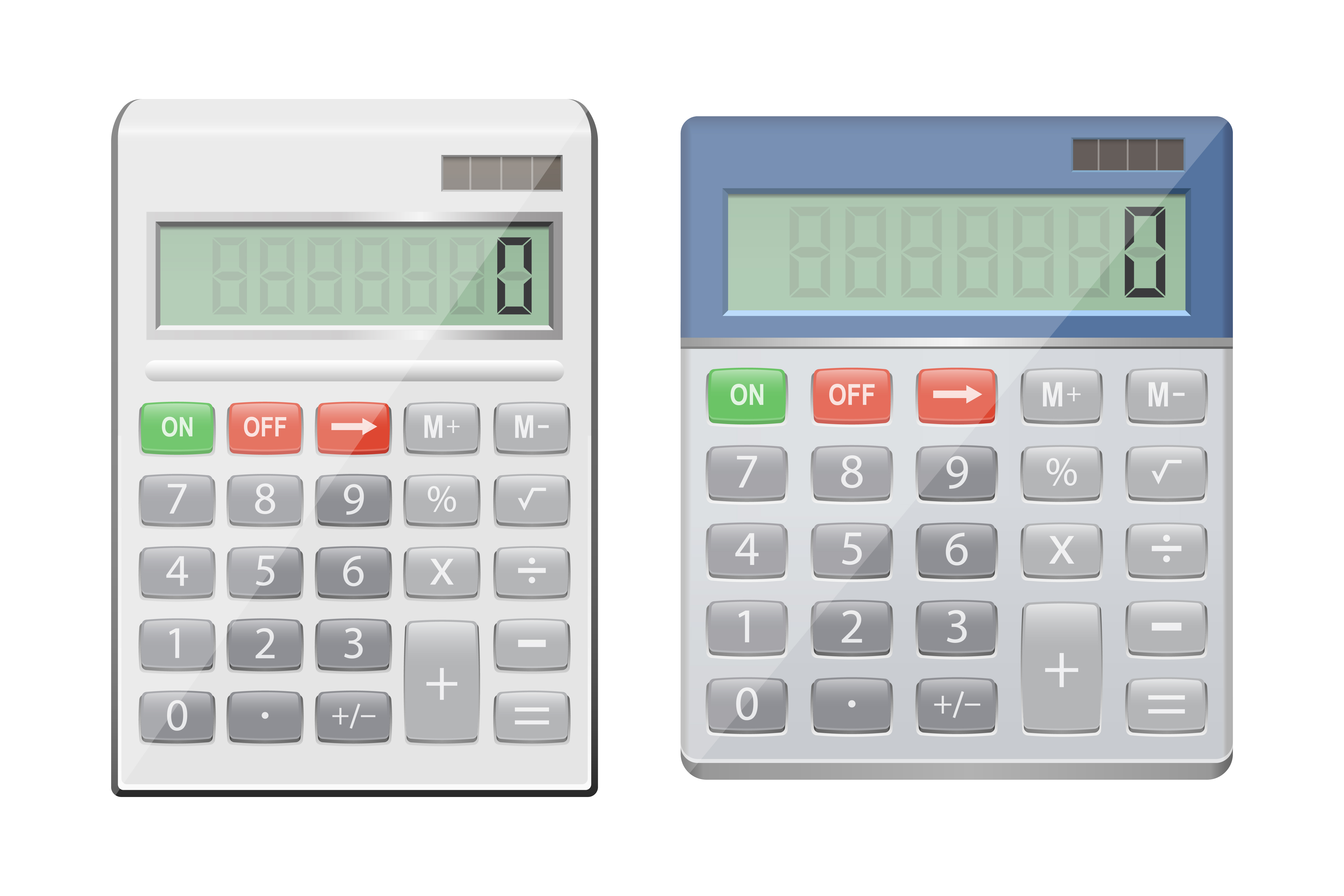 Realistic calculator isolated on white background 1177114 Vector Art at