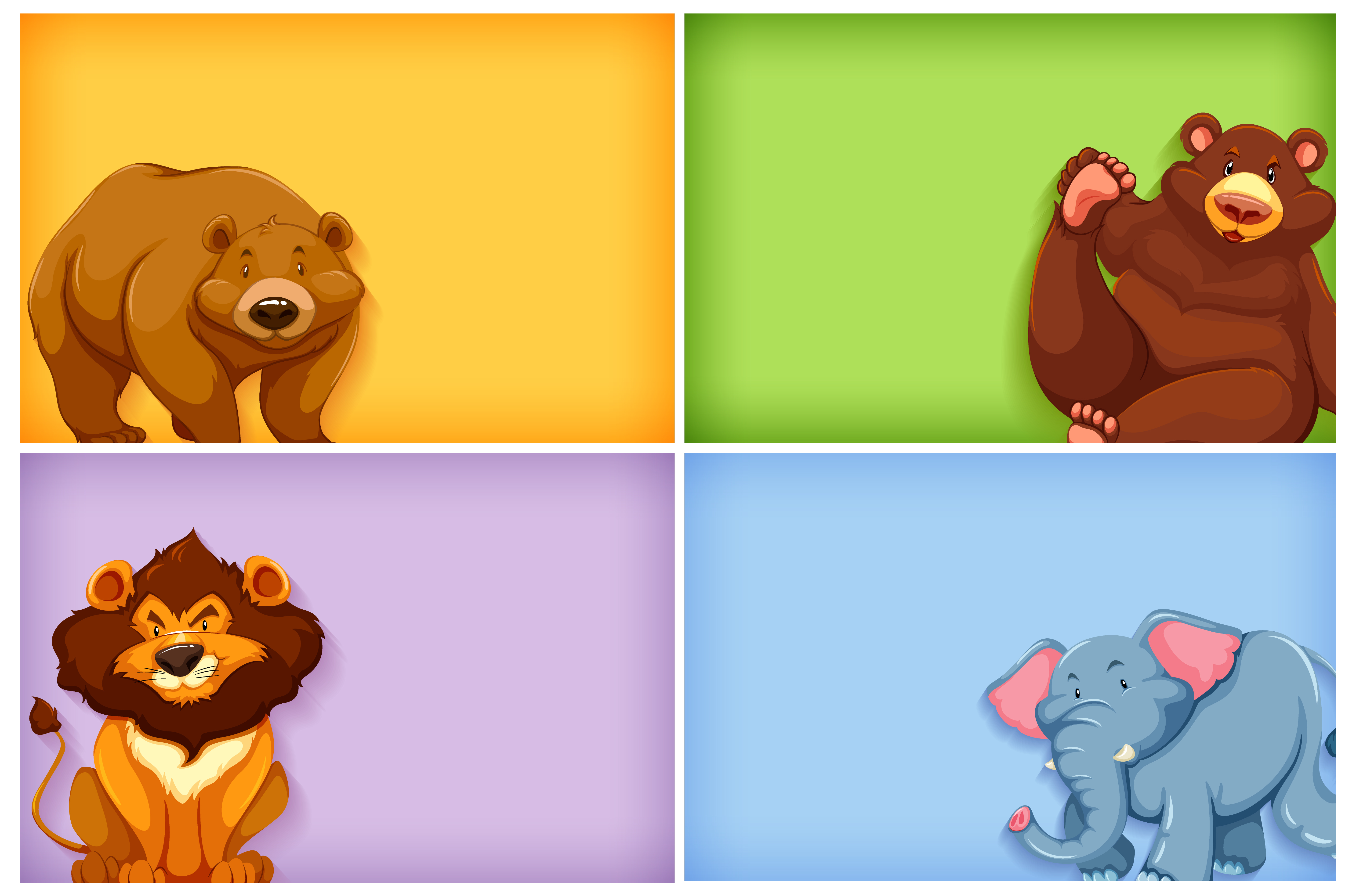 Background Template Design With Plain Color And Many Animals Download Free Vectors Clipart Graphics Vector Art Tons of awesome plain colour background to download for free. vecteezy
