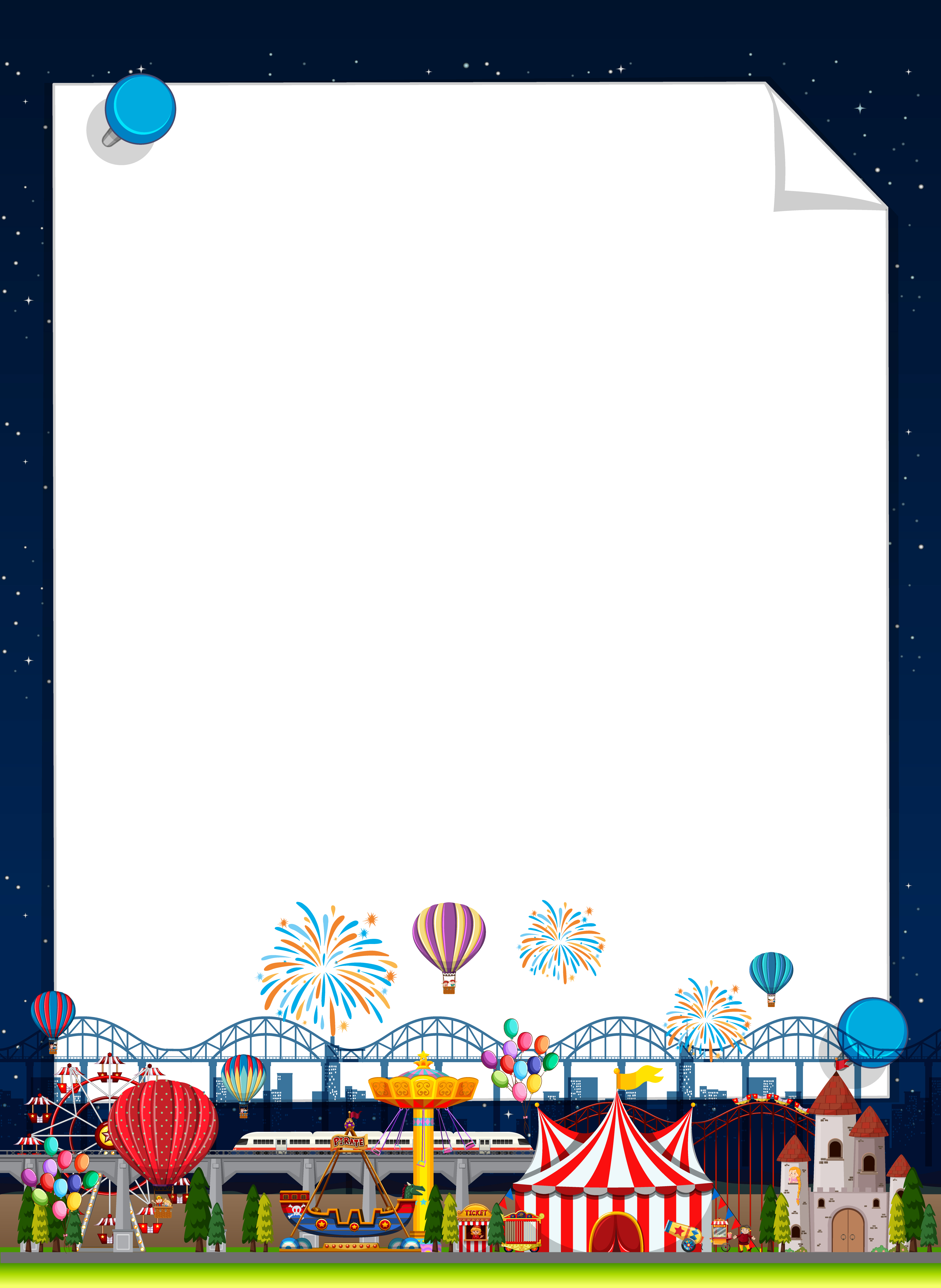 Border Template with Carnival in Background 1178843 Vector Art at Vecteezy