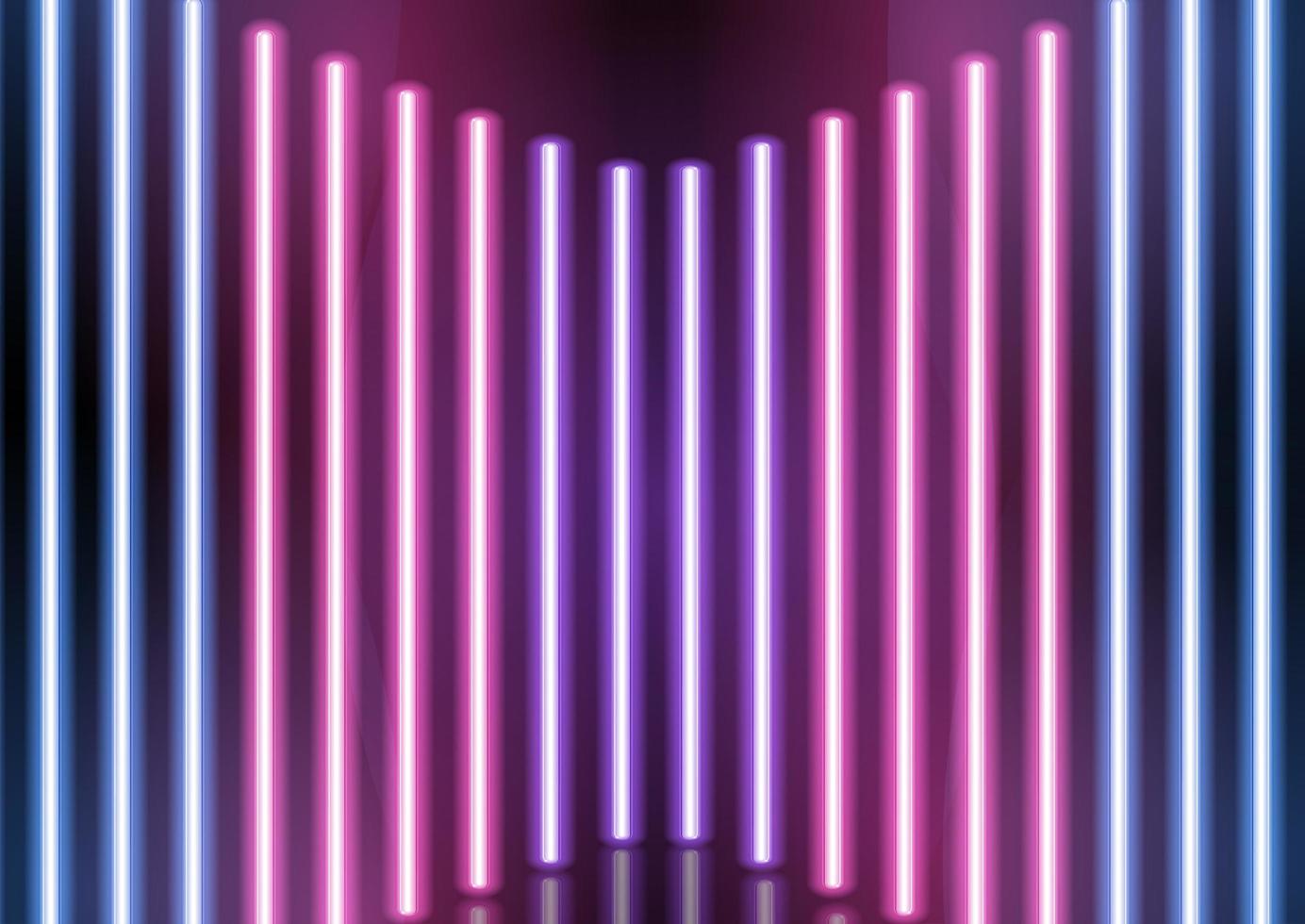 Abstract neon bars background vector