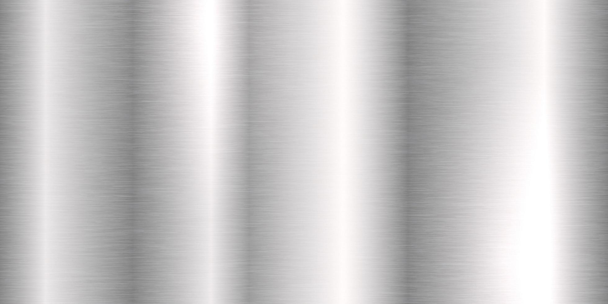 Brushed metal banner vector