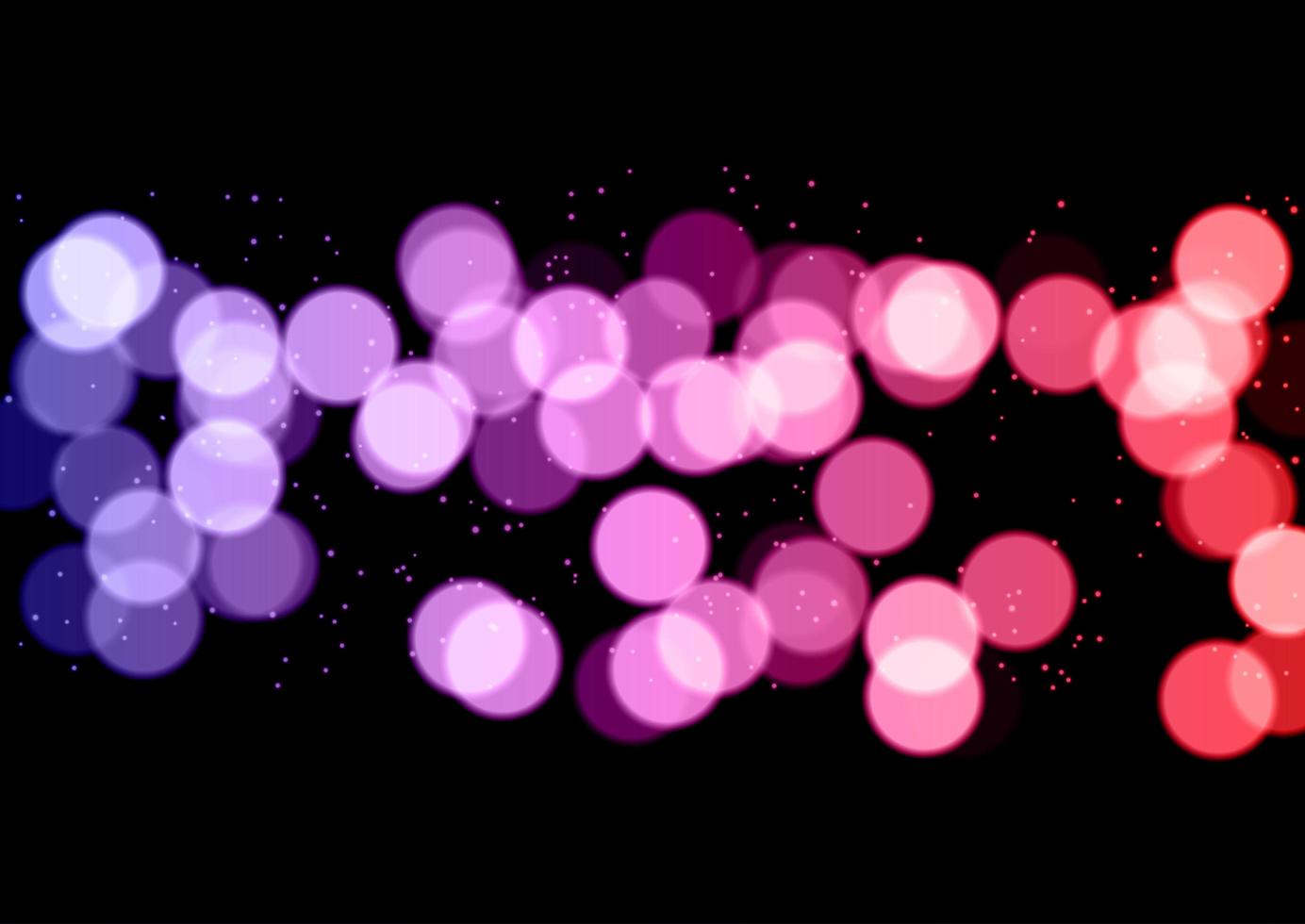 Decorative bokeh lights background vector