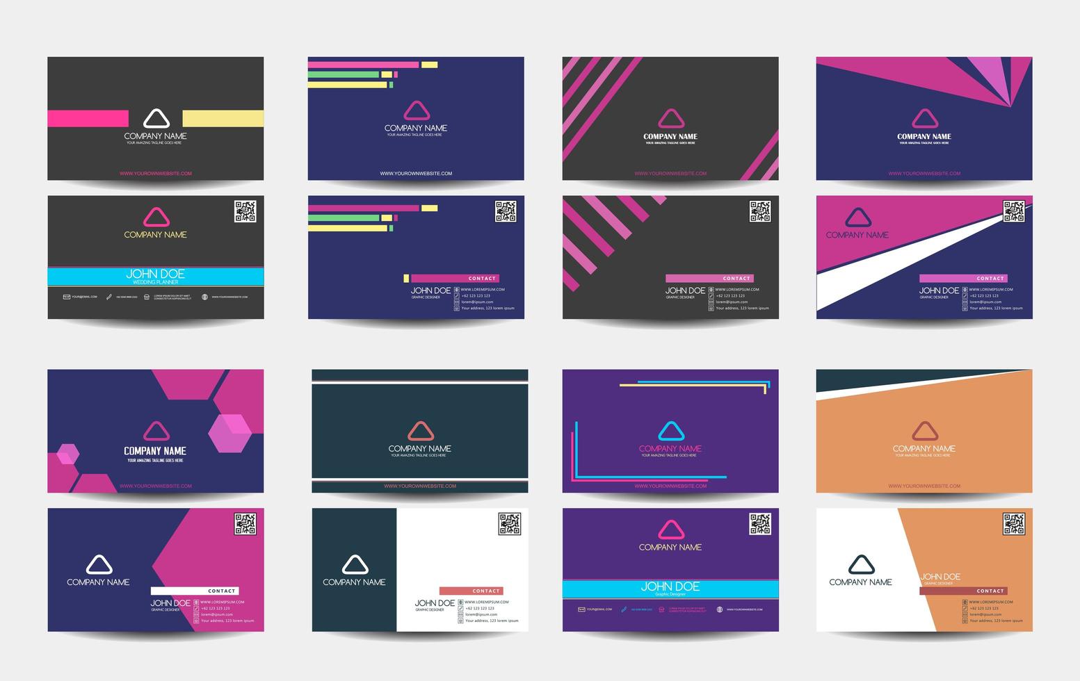 Business Cards Set vector