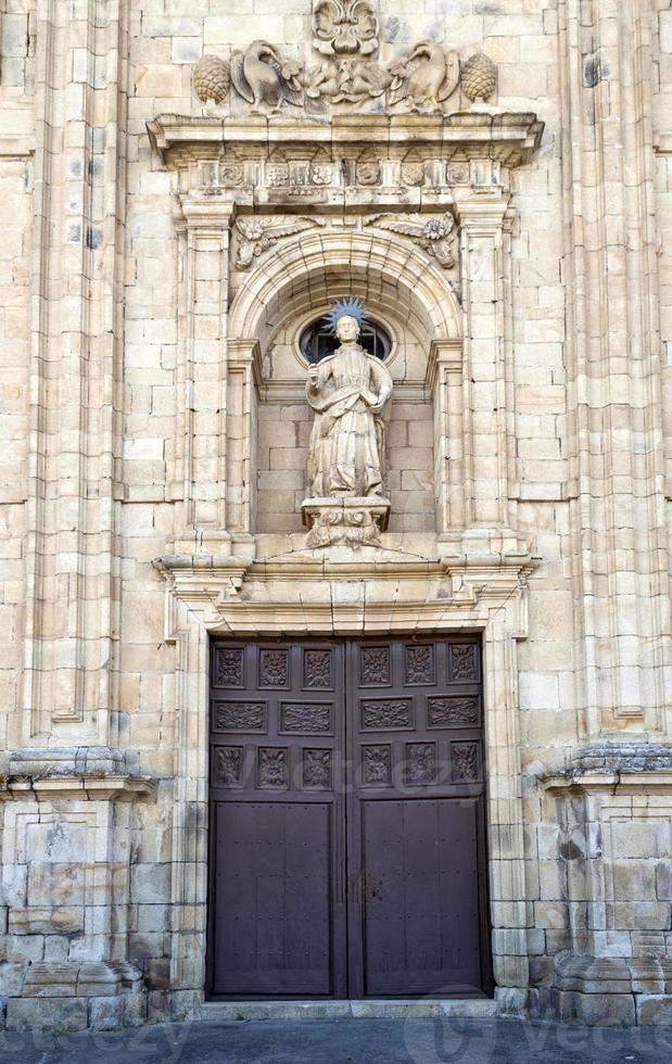 St Nicholas facade in Villafranca del Bierzo. photo