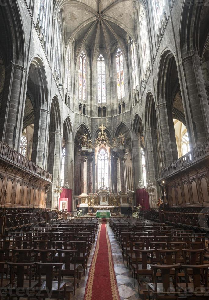 Narbona, interior de la catedral foto