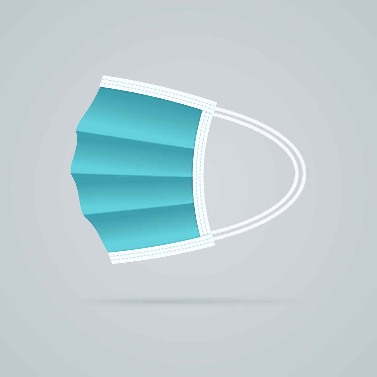 Respirator Mask Realistic Icon Side View 1180920 Vector Art at Vecteezy