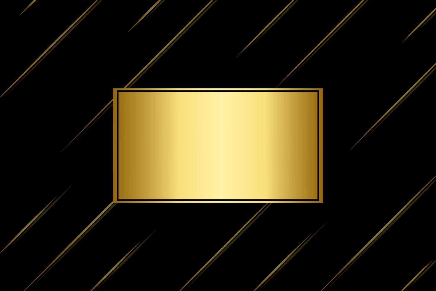 Golden rectangle frame and diagonal lines on black 1181005 Vector Art