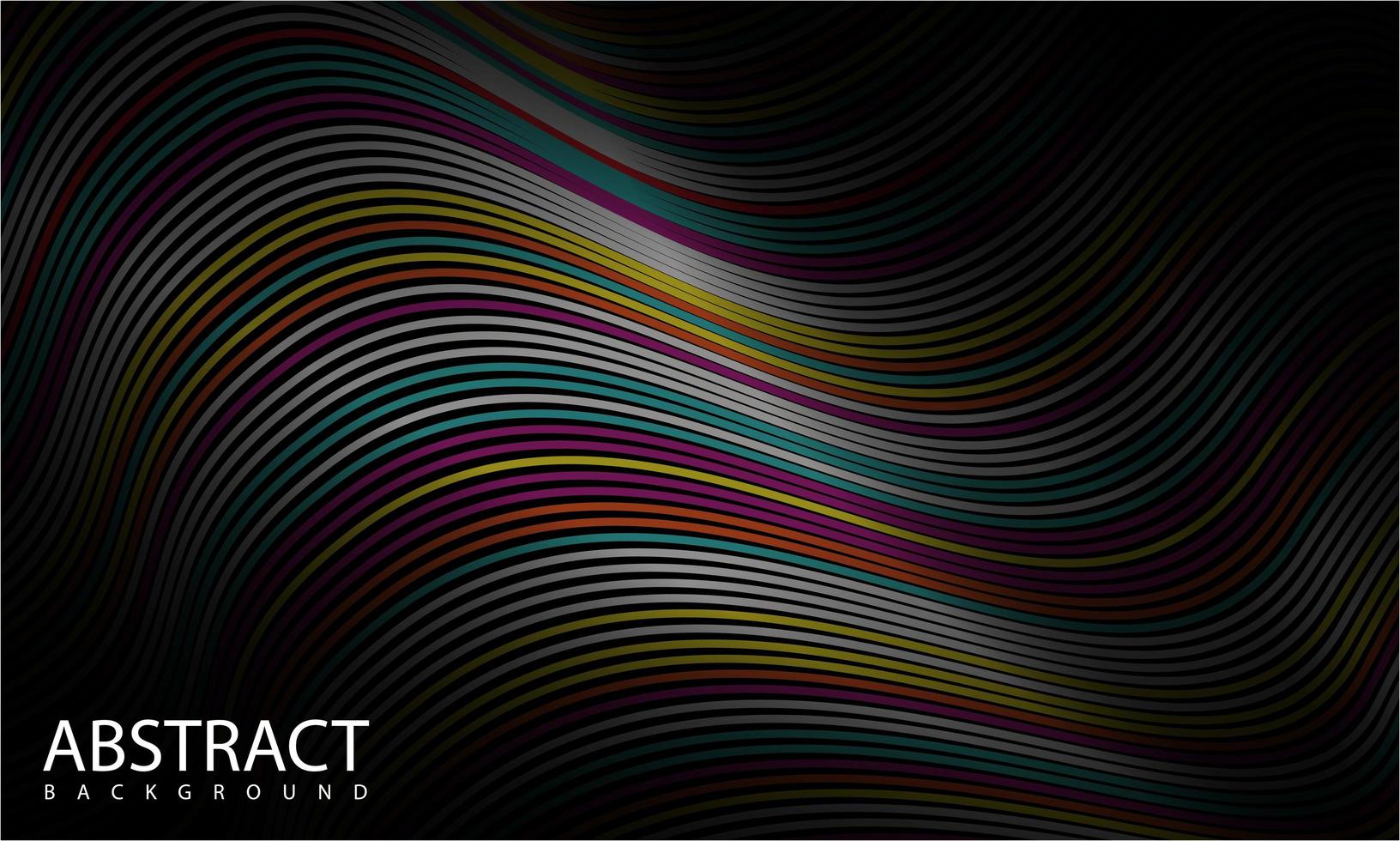 Abstract Background with shadow and colorful line style vector