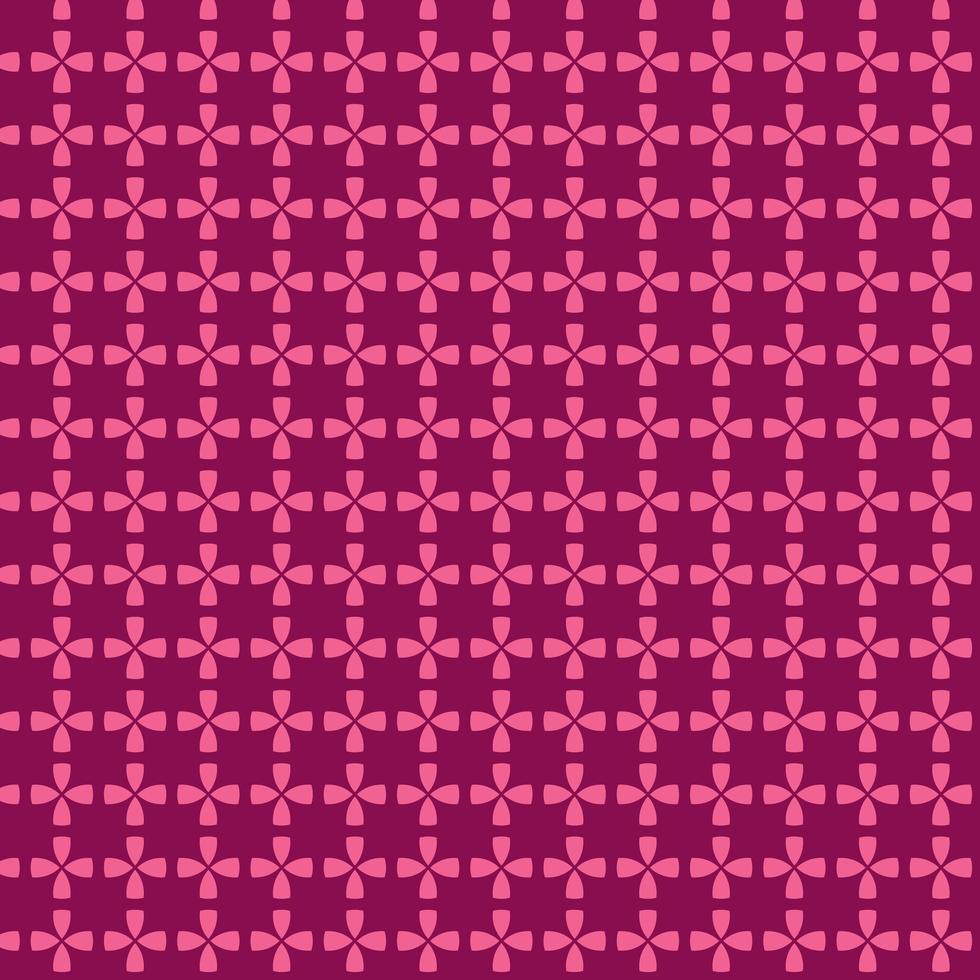 Pink Interlocking Geometric Circle Seamless Pattern vector