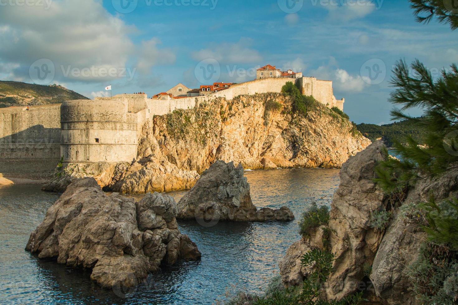 City of Dubrovnik, UNESCO site, defense walls, fortress Bokar photo