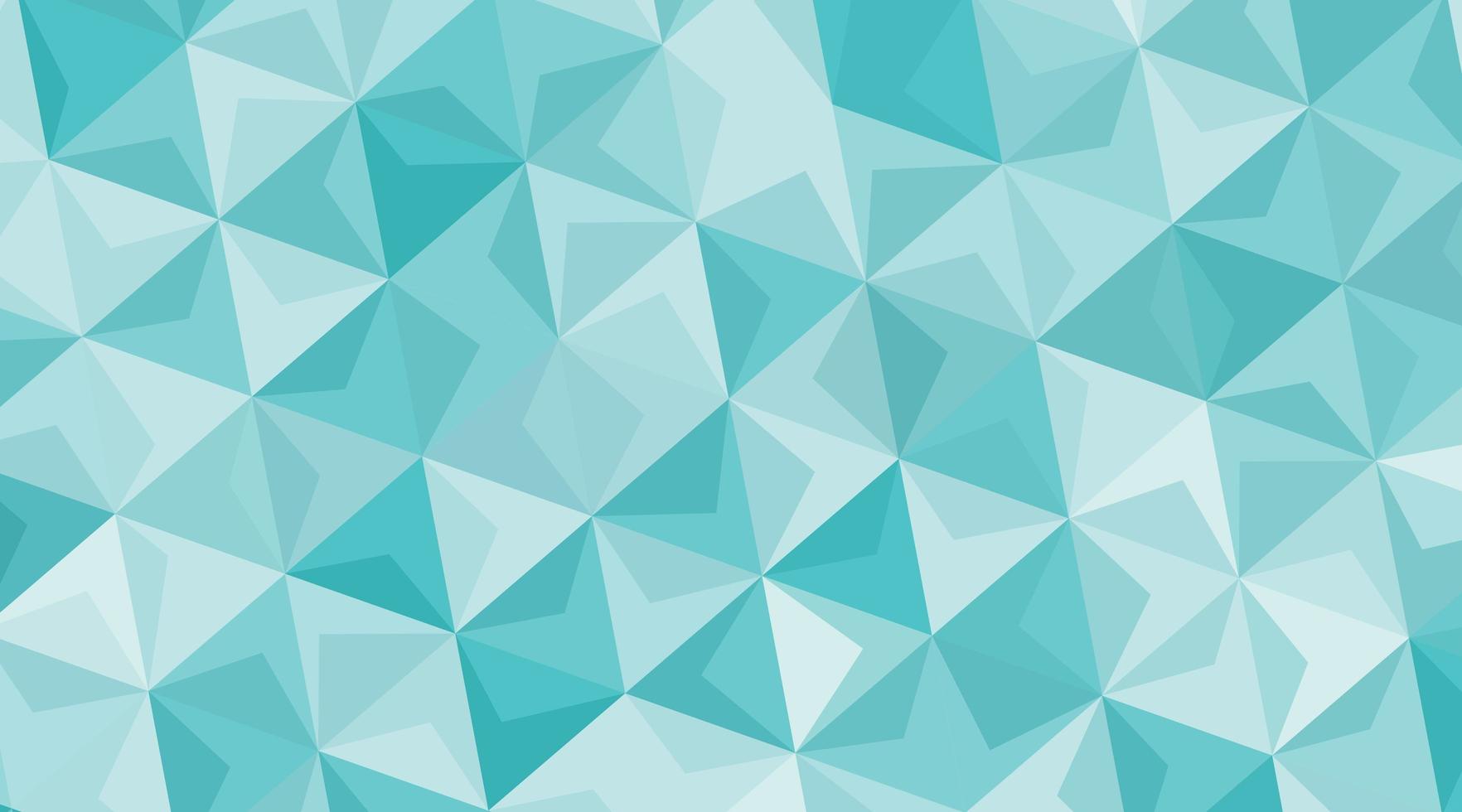 Triangle green blue mosaic pattern  vector