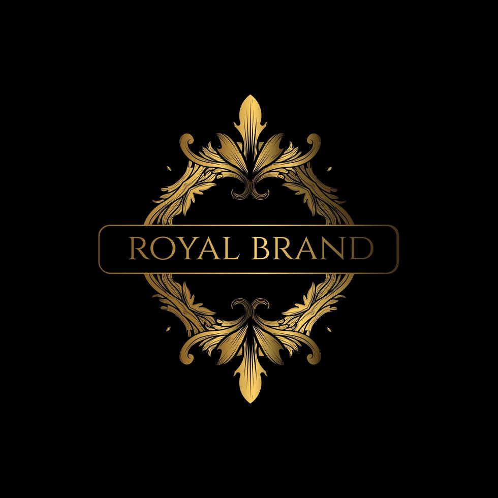 Luxury Golden Ornate Logo Design  vector